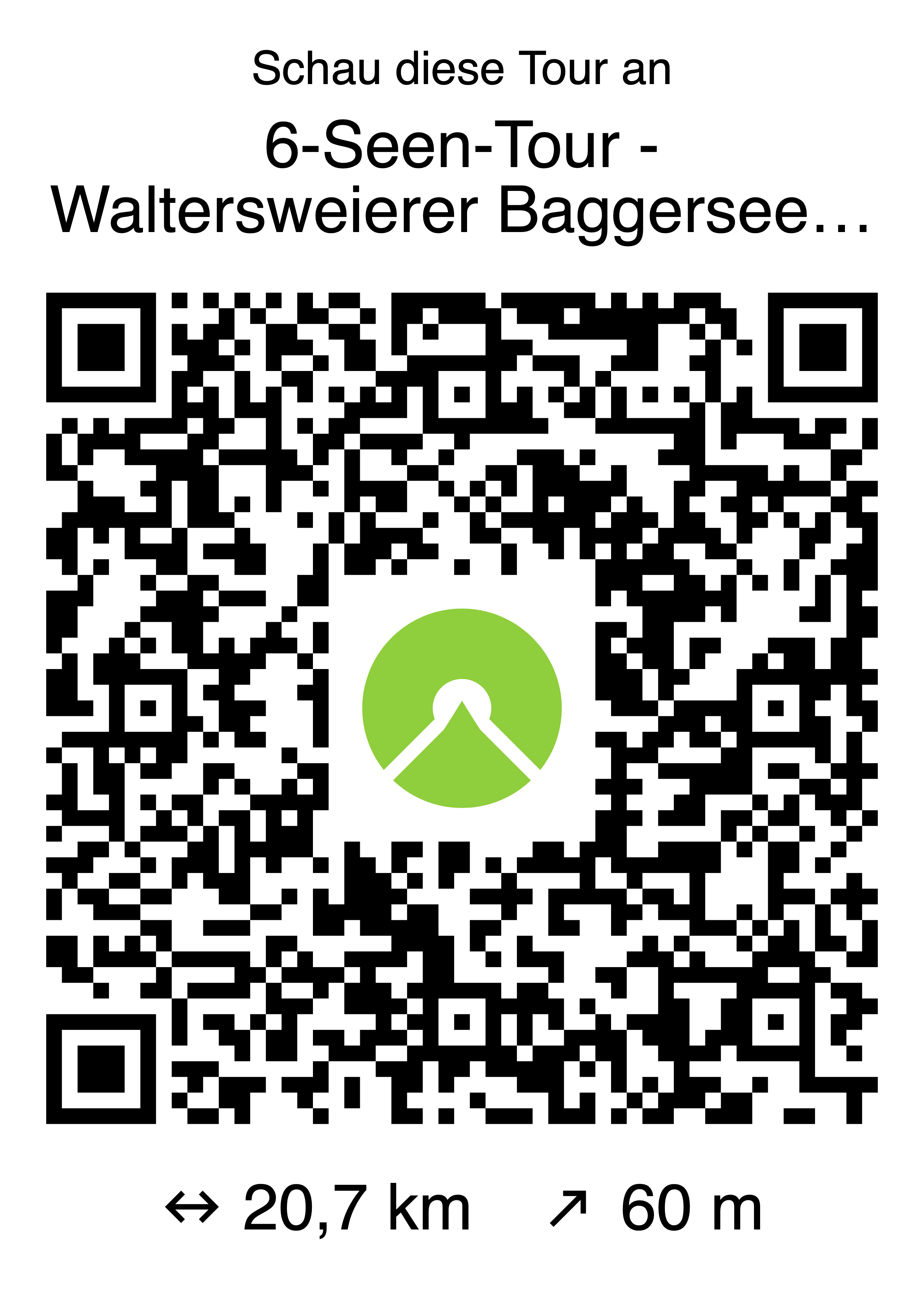 QR-Code Komoot-Wanderung